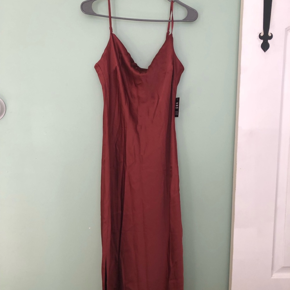 NWT Midi-maxi brown dress